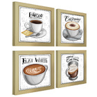 Quadro Decorativo Café Expresso Padaria Cozinha 12x12cm 2 - M