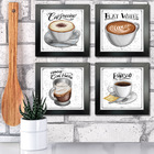 Quadro Decorativo Café Expresso Padaria Cozinha 12x12cm 2 - M