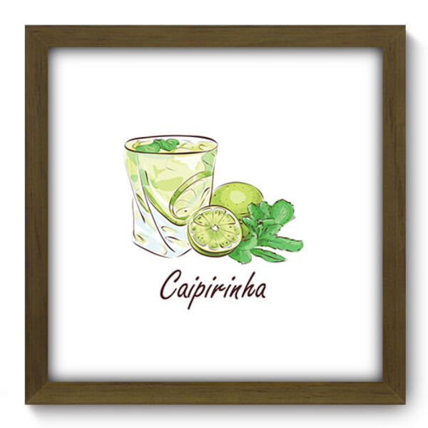 Quadro Decorativo - Caipirinha - 33cm X 33cm - 377qdcm