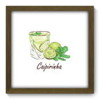 Quadro Decorativo - Caipirinha - 33cm X 33cm - 377qdcm