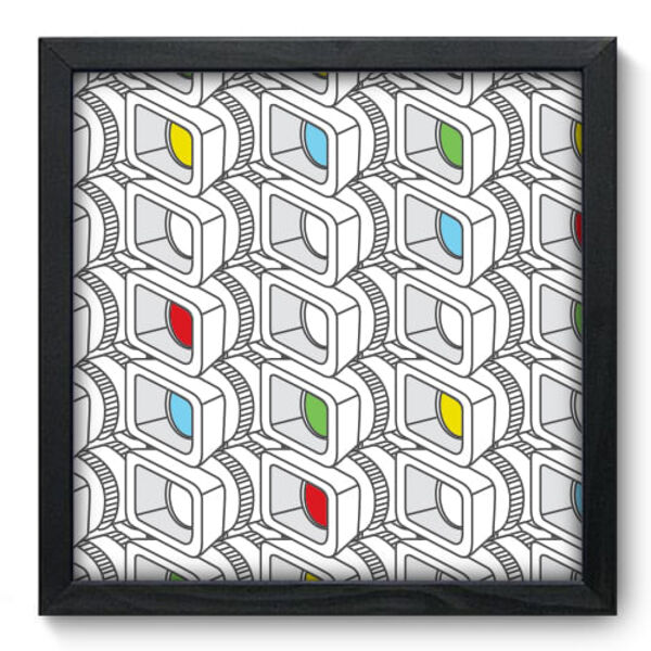 Quadro Decorativo - Câmera - 33cm X 33cm - 094qndbp