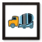 Quadro Decorativo - Caminhão - 22cm X 22cm - 005qdbp