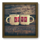 Quadro Decorativo - Canecas - 33cm X 33cm - 027qdom