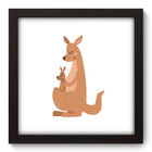 Quadro Decorativo - Canguru - 22cm X 22cm - 140qdbp