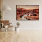 Quadro Decorativo Canion Multicolorido com Vidro 100x150cm Arte Própria