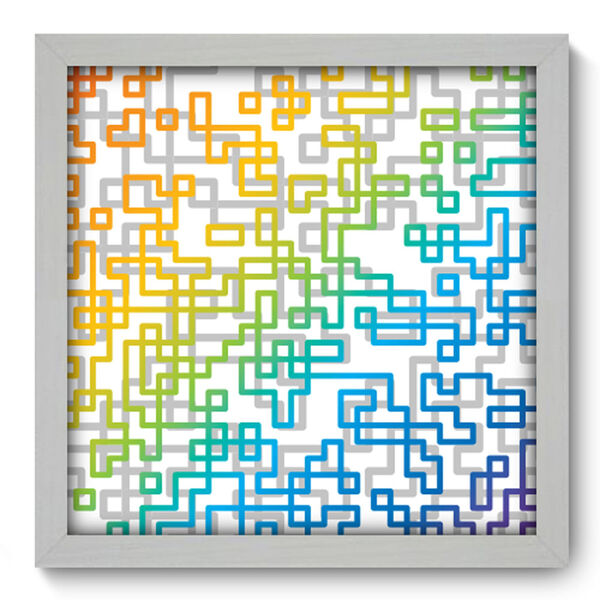 Quadro Decorativo - Canos - 33cm X 33cm - 139qdab