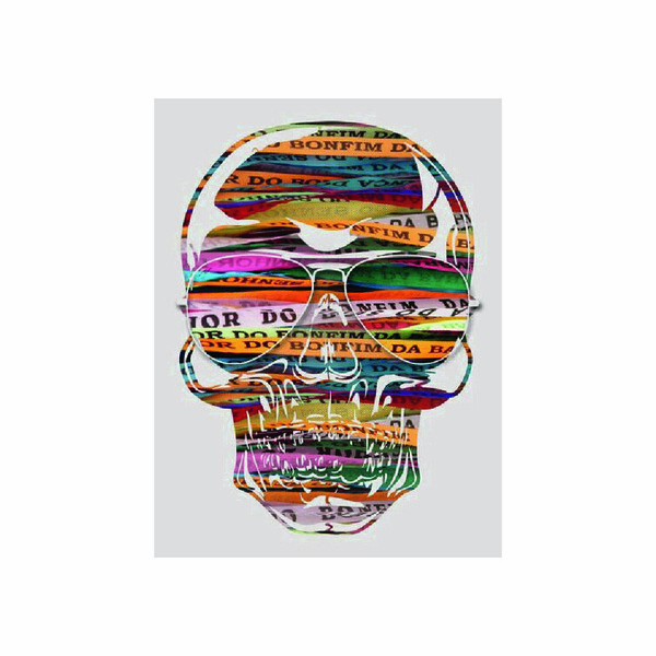 Quadro Decorativo Canvas Caveira I2501-07 - Preto - 60x82