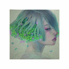 Quadro Decorativo Canvas Moldura Mulher - Branco - 30x30