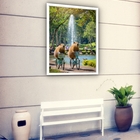 Quadro Decorativo Capivaras Andando De Bicicleta  - 70x50cm M