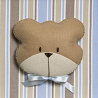 Quadro Decorativo Cara Do Urso Quarto Bebê Infantil