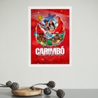 Quadro Decorativo Carimbó Do Pará 33x24cm - Com Vidro Moldura