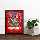 Quadro Decorativo Carimbó Do Pará 45x34cm Moldura Preta