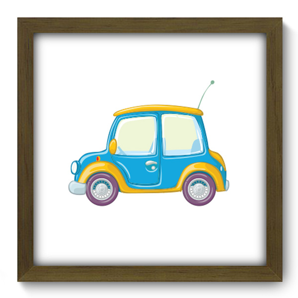 Quadro Decorativo - Carro - 33cm X 33cm - 109qdim