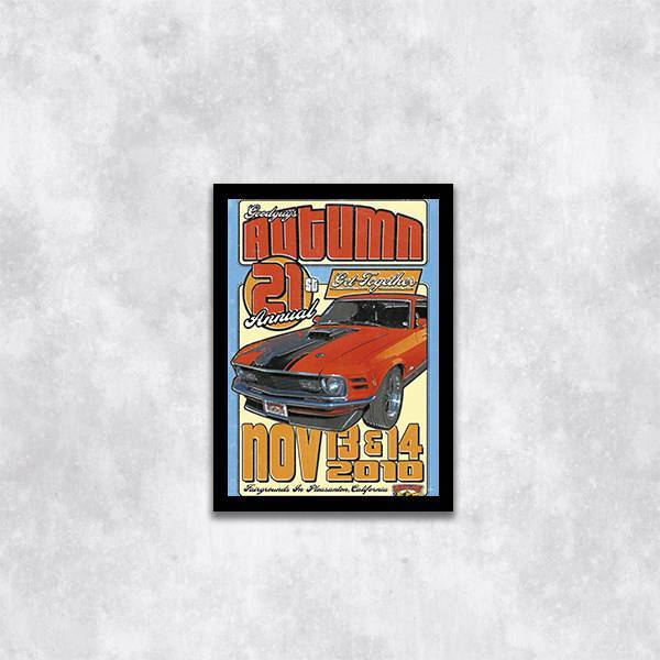 Quadro Decorativo Carro De Corrida Vintage Vermelho 45x34cm A