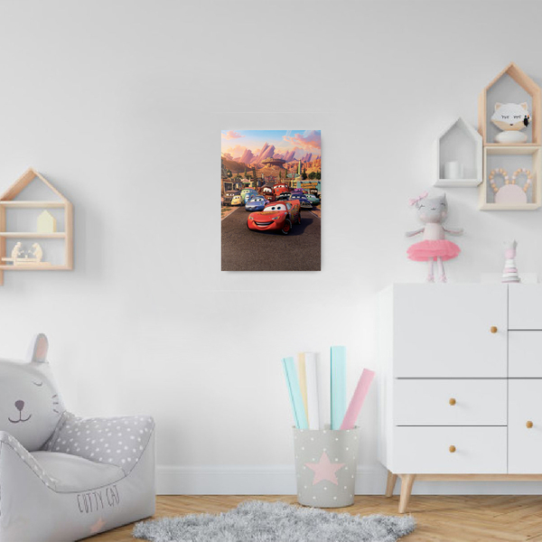 Quadro Decorativo Carros Disney 20x25