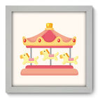 Quadro Decorativo - Carrosel - 22cm X 22cm - 054qdib