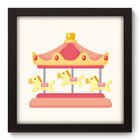 Quadro Decorativo - Carrosel - 22cm X 22cm - 054qdip