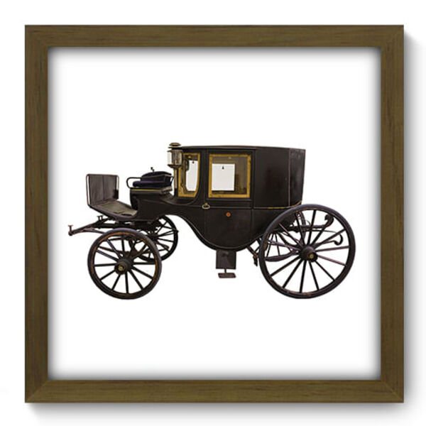 Quadro Decorativo - Carruagem - 33cm X 33cm - 120qdvm