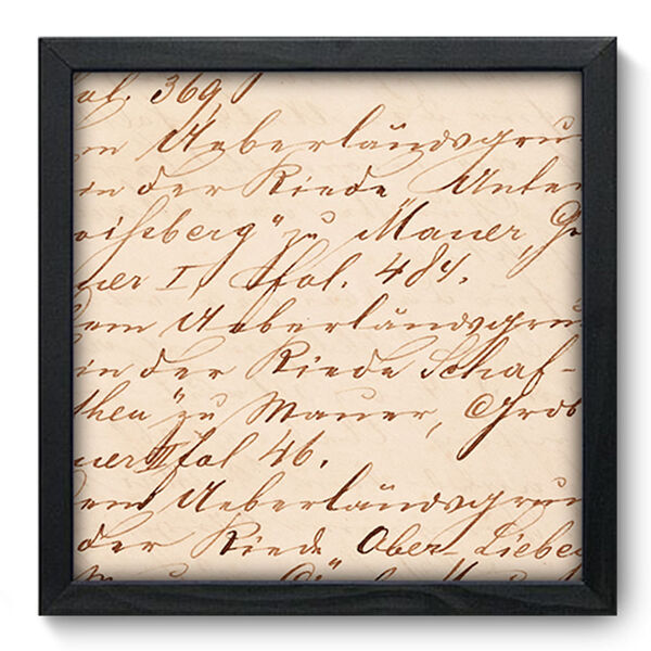 Quadro Decorativo - Carta - 33cm X 33cm - 052qdvp