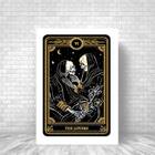 Quadro Decorativo Carta Tarot The Lovers 33x24cm Moldura:made
