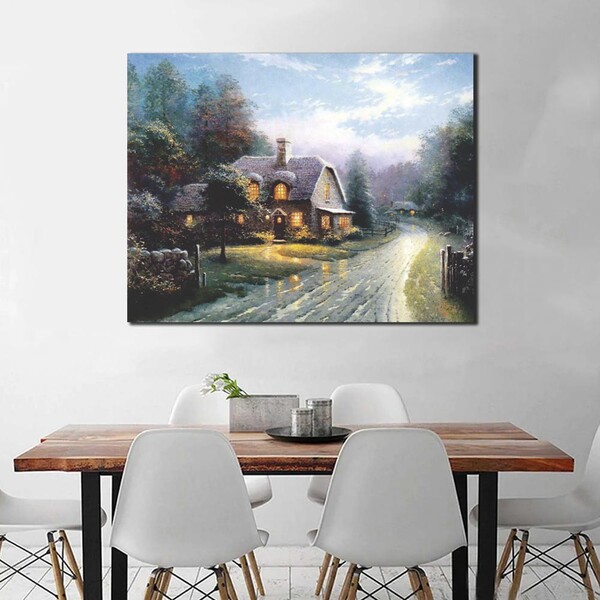 Quadro Decorativo Casa De Inverno