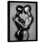 Quadro Decorativo Casal 3d
