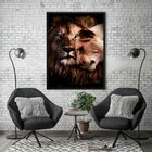 Quadro Decorativo Casal Rei 004 Moldura Em Madeira 60x80cm