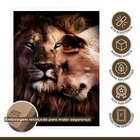 Quadro Decorativo Casal Rei 004 Moldura Em Madeira Com Vidro