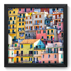 Quadro Decorativo - Casas - 33cm X 33cm - 131qnpbp