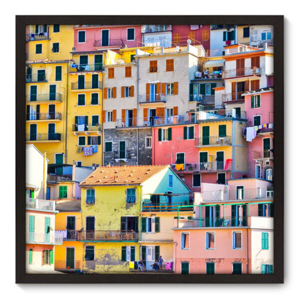 Quadro Decorativo - Casas - 70cm X 70cm - 131qnpdp