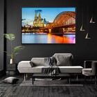 Quadro Decorativo Catedral De Colônia Com Moldura E Sem Vidro