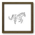 Quadro Decorativo - Cavalo - 33cm X 33cm - 088qdsm