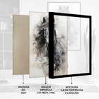 Quadro Decorativo Cavalo Aquarela Moldura Cx Alta 40x60 - Mol
