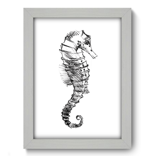 Get Wallpaper Quadro Decorativo Cavalo Marinho 19cm X 25cm 021qdkb Leroy Free