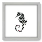 Quadro Decorativo - Cavalo Marinho - 33cm X 33cm - 274qdsb