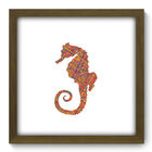Quadro Decorativo - Cavalo Marinho - 33cm X 33cm - 276qdsm
