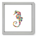 Quadro Decorativo - Cavalo Marinho - 33cm X 33cm - 279qdsb