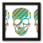 Quadro Decorativo - Caveira - 22cm X 22cm - 100qndap