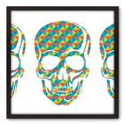 Quadro Decorativo - Caveira - 70cm X 70cm - 100qnddp