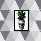 Quadro Decorativo Caveira Abacaxi 45x34cm A3 (45 X 34)