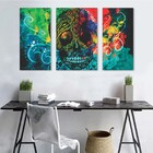 Quadro Decorativo Caveira Mexicana Para Sala E Quarto