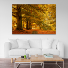 Quadro Decorativo Cenário De Outono Pequeno 60x40