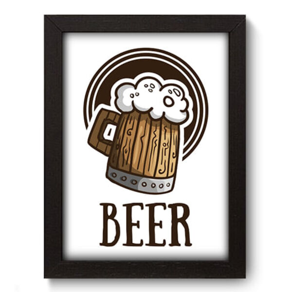 Quadro Decorativo - Cerveja - 19cm X 25cm - 337qdcp