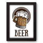 Quadro Decorativo - Cerveja - 19cm X 25cm - 337qdcp