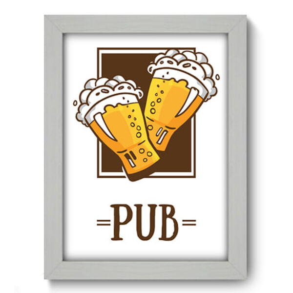 Quadro Decorativo - Cerveja - 19cm X 25cm - 338qdcb