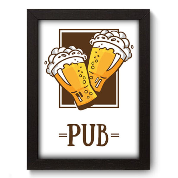 Quadro Decorativo - Cerveja - 19cm X 25cm - 338qdcp