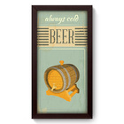 Quadro Decorativo - Cerveja - 19cm X 34cm - 334qdcp