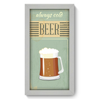 Quadro Decorativo - Cerveja - 19cm X 34cm - 335qdcb