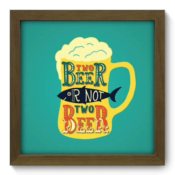 Quadro Decorativo - Cerveja - 22cm X 22cm - 340qdcm