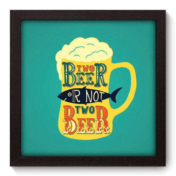 Quadro Decorativo - Cerveja - 22cm X 22cm - 340qdcp